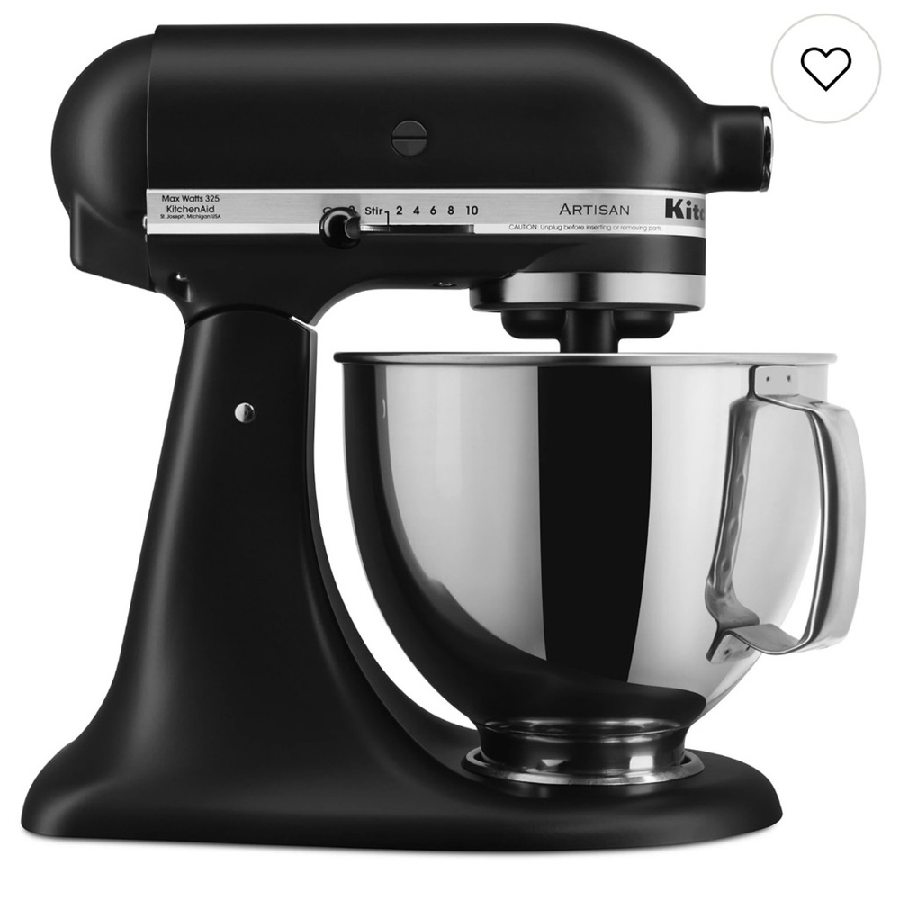 KitchenAid Matte Black Stand Mixer